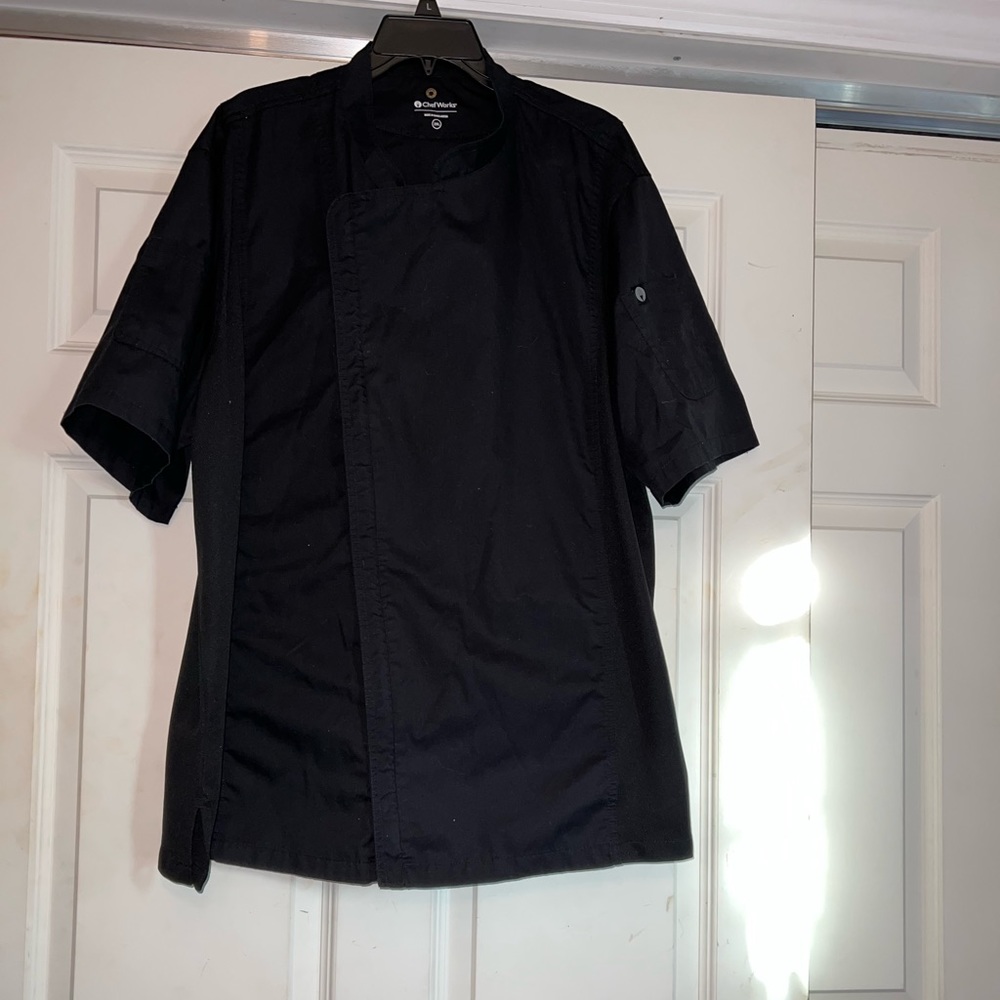 Black Springfield Chef Coat Size 2XL